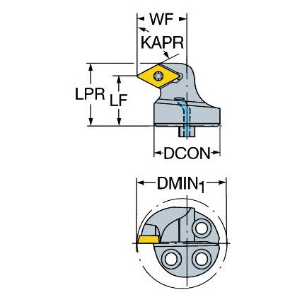 570-SDXCL-16-07-E HEAD FOR TURNING