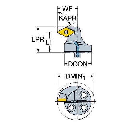 570-SDXCL-20-07-E HEAD FOR TURNING