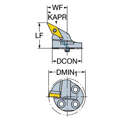 570-SVPBL-32-16-L HEAD FOR TURNING