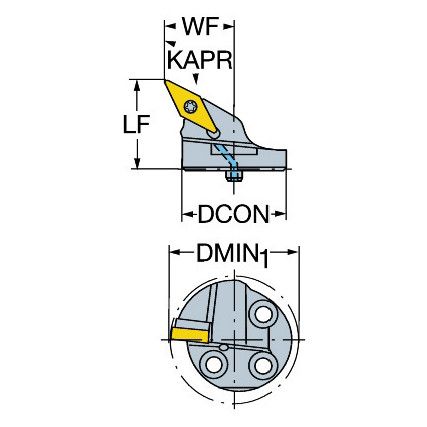 570-SVPBL-40-16-L HEAD FOR TURNING