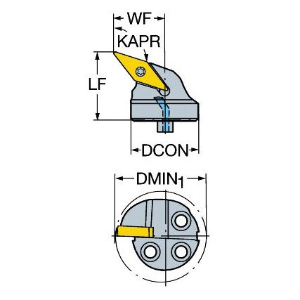 570-SVQCL-20-11-E HEAD FOR TURNING