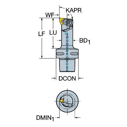 C4-DWLNL-13075-06 CUTTING UNIT FOR TURNING