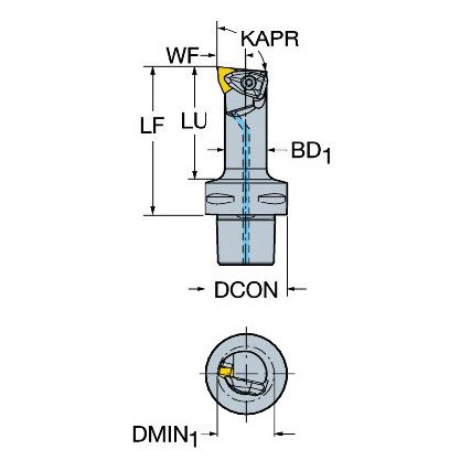 C4-DWLNL-17090-08 CUTTING UNIT FOR TURNING