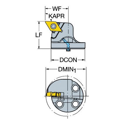 TR-SL-D13UCL-25 COROTURN TR HEAD