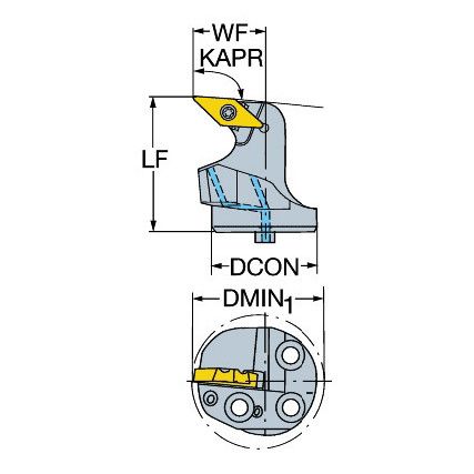 TR-SL-V13LBL-32HP COROTURN TR HEAD