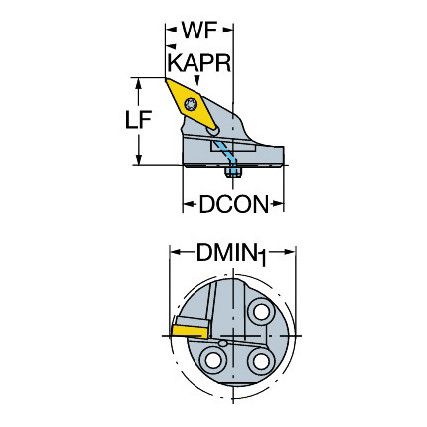 TR-SL-V13PBL-25 COROTURN TR HEAD