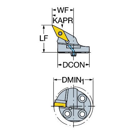 TR-SL-V13PBL-32 COROTURN TR HEAD