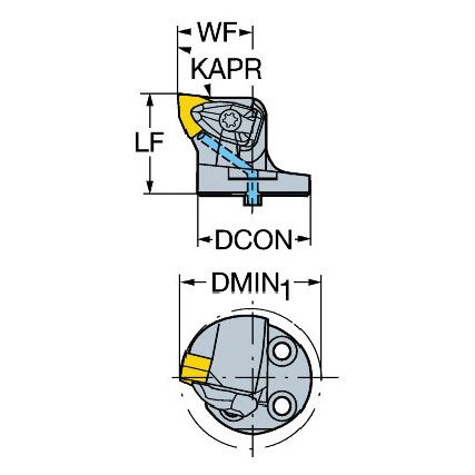 570-DWLNR-32-08-LE T-MAX P HEAD FOR TURNING