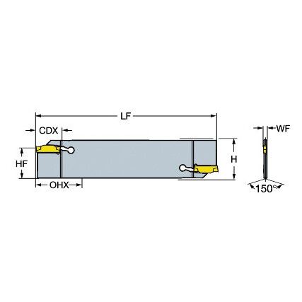 N123D15-25A2 COROCUT BLADE FOR PARTING