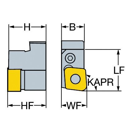 R175.32-3223-1911 CARTRIDGE FOR TURNING