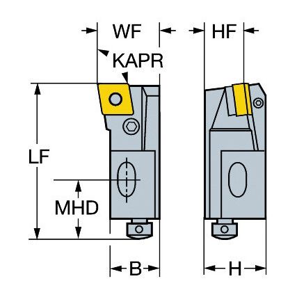 PCFNL 16CA-12 T-MAX P CARTRIDGE FOR TURNING