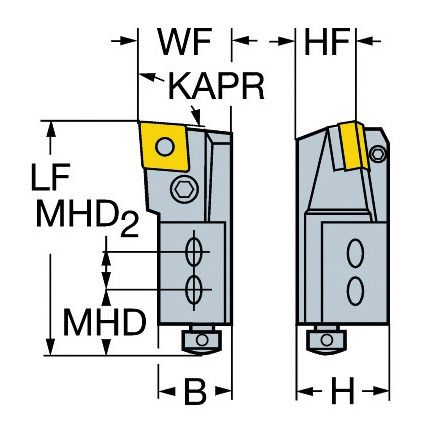 PCLNL 25CA-19 T-MAX P CARTRIDGE FOR TURNING