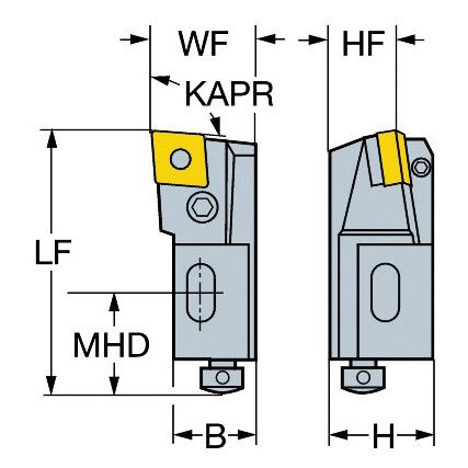 PCLNR 16CA-12 T-MAX P CARTRIDGE FOR TURNING