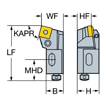 PSRNL 16CA-12 T-MAX P CARTRIDGE FOR TURNING