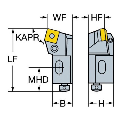 PSRNR 20CA-15 T-MAX P CARTRIDGE FOR TURNING