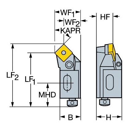 PSSNL 12CA-12 T-MAX P CARTRIDGE FOR TURNING