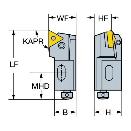 PTGNL 12CA-16 T-MAX P CARTRIDGE FOR TURNING