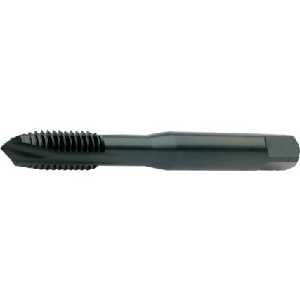 E021, Machine Tap, No.12 x 24 UNC, Spiral Point, Cobalt High Speed Steel, Steam Tempered