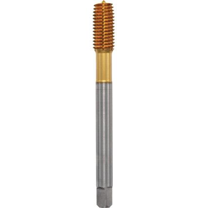 E294, Machine Tap, M3 x 0.5mm, Fluteless, Cobalt High Speed Steel, TiN