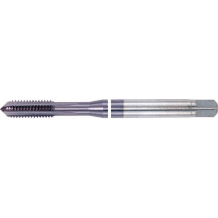 E390, Machine Tap, M3 x 0.5mm, Straight Flute, Powdered Metal Cobalt High Speed Steel, TiAlN