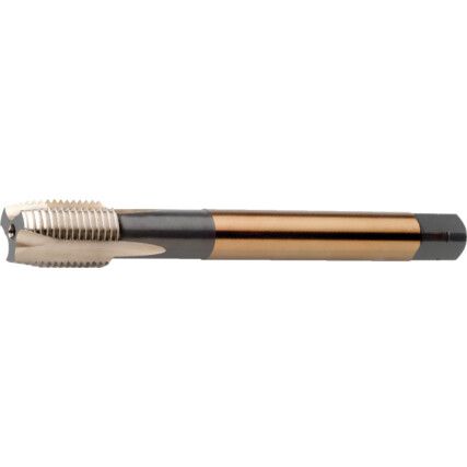 EP40, Machine Tap, 1/8in. x 28 BSPF, Spiral Point, Powdered Metal Cobalt High Speed Steel, Bright