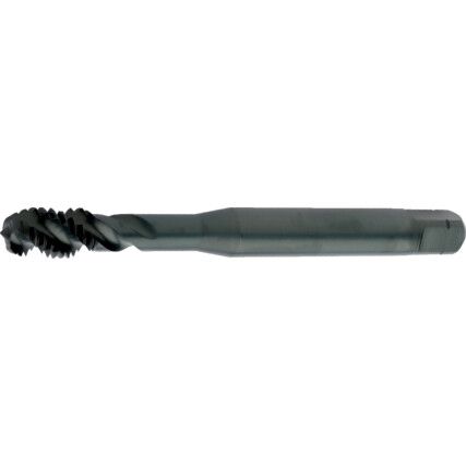 EX21, Machine Tap, No.5 x 40 UNC, Spiral Flute, Powdered Metal Cobalt High Speed Steel, Steam Tempered