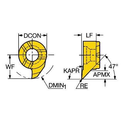 MB-07TE93-02-10R COROCUT INSERT GRADE 1025