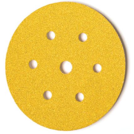 Gold Grip, Coated Disc Pack, 150mm, Aluminium Oxide, P80, Hook & Loop, 100 Pack