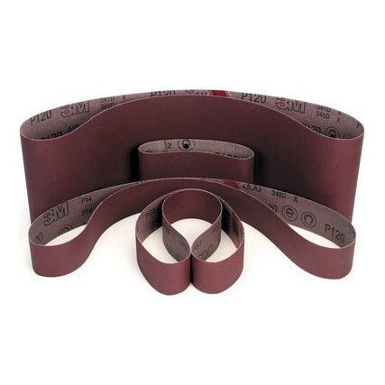 341D, Coated Belt, 50 x 1525mm, P80, Aluminium Oxide