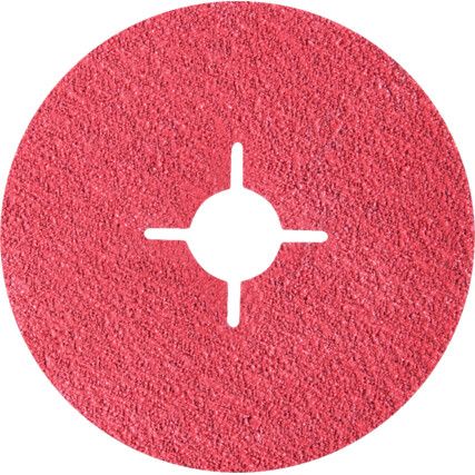 4560 Siabite Fibre Discs 115mm P100 Cross-Recessed Hole Red (PK-50)