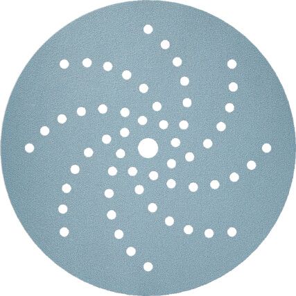 1948 Siaflex Discs 150mm P80 57-Hole Light Blue (PK-100)