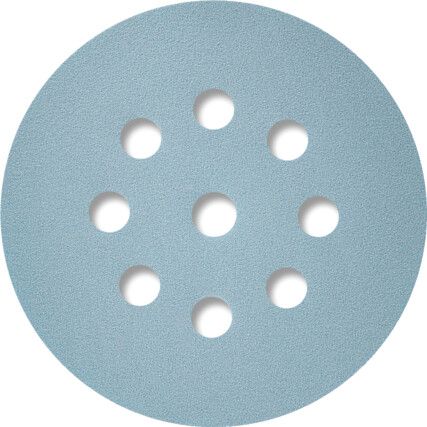 1948 Siaflex Discs 125mm P800 9-Hole Light Blue (PK-50)