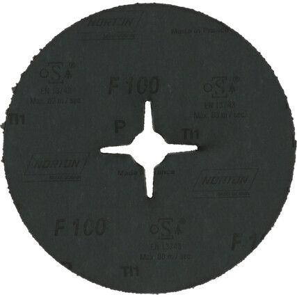 F100 FIBRE DISC 180X22mm GRIT 36(PK-25)