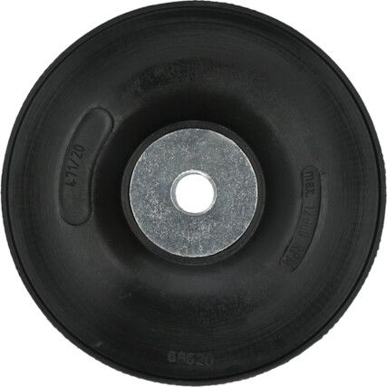 BACK-UP PAD NYLON FIBREGLASS REINFORCED 125mm M14