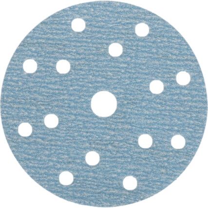 150MM A975 15 HOLE P180 VELCRO BACKED DISC (PK-100)