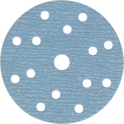 150MM A975 15 HOLE P240 VELCRO BACKED DISC (PK-100)