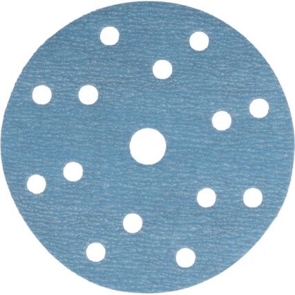 150mm A975 15 HOLE P500 VELCRO BACKED DISC (PK-100)