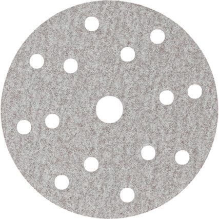 150MM A275 15 HOLE P100 VELCTRO BACKED DISC (PK-100)