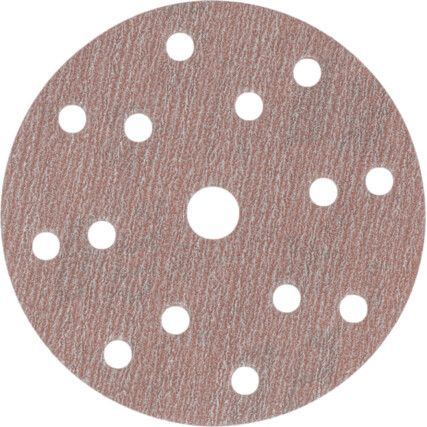 150mm A275 15 HOLE P180 VELCTRO BACKED DISC (PK-100)