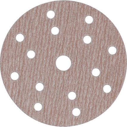 150mm A275 15 HOLE P360 VELCTRO BACKED DISC (PK-100)