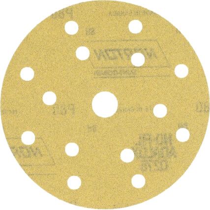 150mm Q275 15 HOLE P80 VELCRO BACKED FILM DISC (PK-100)