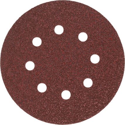 125mm H231 8 HOLE P60 VELCRO BACKED DISC (PK-100)