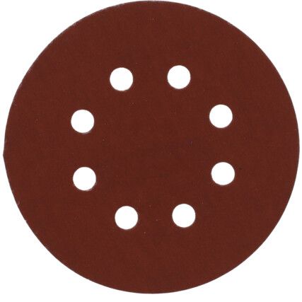 125mm H231 8 HOLE P320 VELCRO BACKED DISC (PK-100)