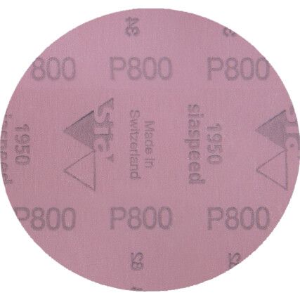 1950 SIASPEED SIAFAST FILM DISC PLAIN NOHOLE 80mm 800 GRIT(BX-50)