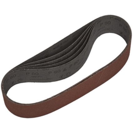 SB007 SANDING BELT 50 X 686MM80GRIT (PK-5)