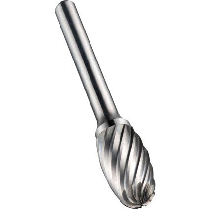 P609 9.6x6.0mm CARBIDE OVAL BURR FOR STAINLESS STEEL