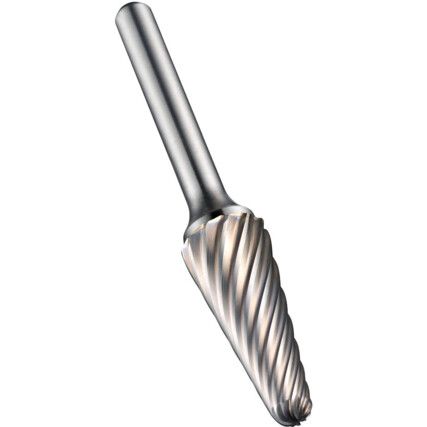 P621 10.0x6.0mm CARBIDE BALL NOSED CONE BURR FOR STAINLESS STEEL