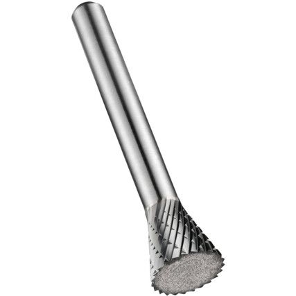 P825 16.0x6.0mm CARBIDE BRIGHT INVERTED CONE BURR