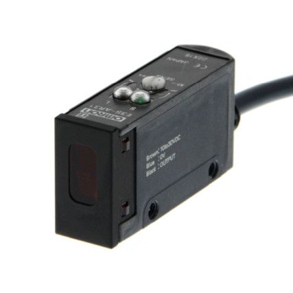 Photoelectric Sensor, Horizontal, 1-20cm Range, NPN