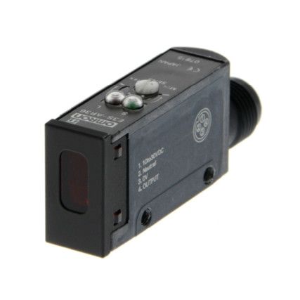 Photoelectric Sensor, Horizontal, 1-20cm Range, NPN